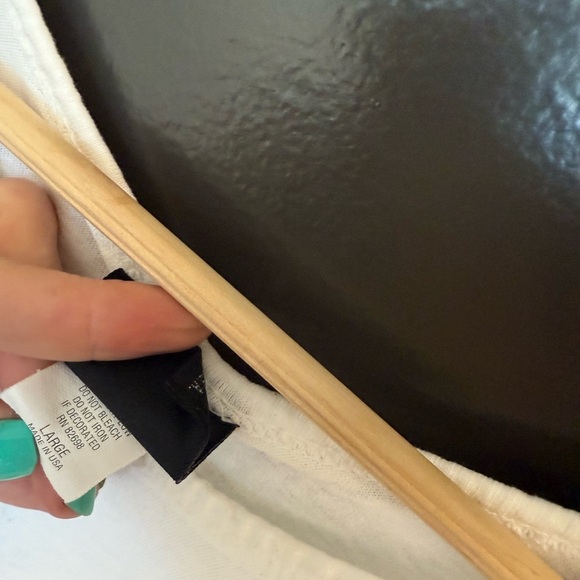 Maui and Sons VINTAGE L “Don’t mess with Texas” cotton White Tank - Picture 4 of 11